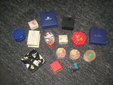 Konvolut  Sammlung 15 alte leere Sammler Dosen Schachteln Swarovksi Thomas Sabo 