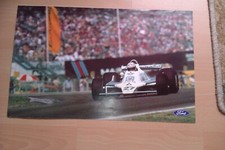 Poster Alan Jones Williams FW 06-Ford Hockenheim 1979. 48 cm x 30 cm. Erstbesitz