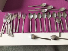 Esmeyer Besteck Dessertlöffel/Kaffeelöffel + Kuchengabeln 18/10