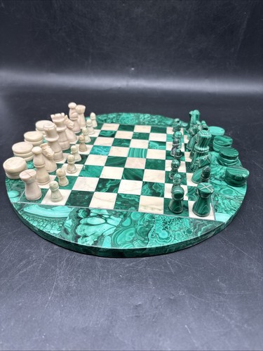 Schachspiel aus malachit und - schachspiel,