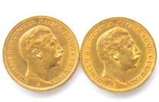2x Goldmünze 20 MARK 1905