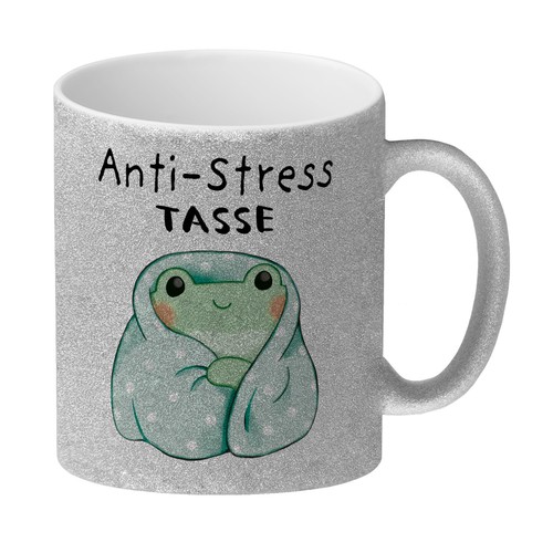 Frosch blauer decke mit - in,
