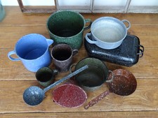 R2361 Konvolut Emaille Teile ~