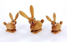 Osterhase Hase aus Holz Hasen