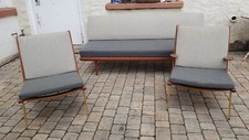 France & Son, Daverkosen Minerva daybed Sofa + 2x Boomerang chair Hvidt Molgaard