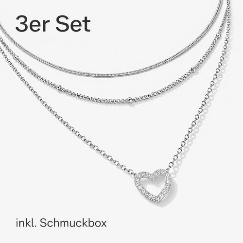 Halsketten set damen 3er - halsketten,