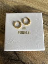 Purelei Creolen Ohrringe Gold Wasserfest