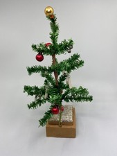 Alter Christbaum Weihnachtsbaum Puppenstube Lichterkette Papier Christmas Tree