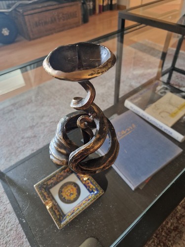 Bronze skulptur kerzenhalter - skulptur,