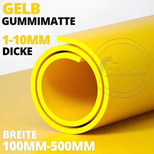 Gelb gummimatte - gelb,