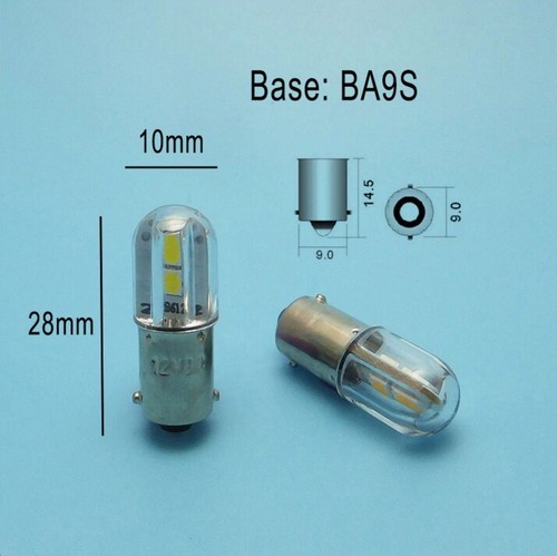 Led smd3528 12v ba9s - 2x,