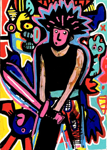 Hasworld acryl abstrakt pop - hasworld,