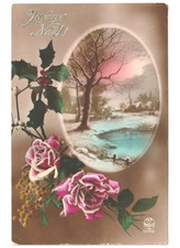 Antike Weihnachtskarte 1900