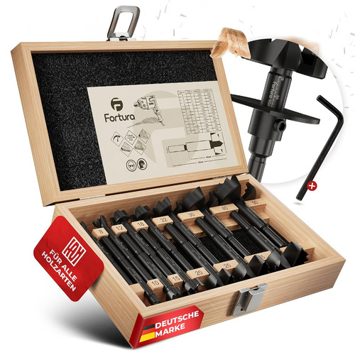 Fortura forstnerbohrer set - fortura®,