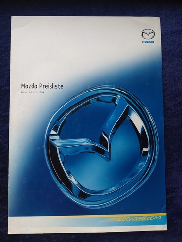 Mazda preisliste 2004 - mazda,