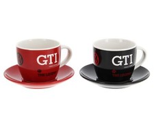 VW Collection GTI Espresso Tassen 2ER SET 100ml -The Legend/Rot & Schwarz