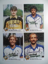 4 x Hertha BSC Berlin  original signiert  alte Autogrammkarten REVITAL   (112)