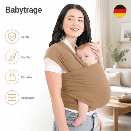 Babytragetuch handfreie 100 - babytragetuch, 100%