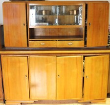 Küchenbufett aus Omas Zeiten, Massivholz, Bj. 1953, Unikat Handarbeit
