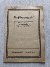 Alter kraftfahrzeugbrief von - alter,