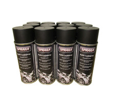 12 Spraydosen Spray schwarz