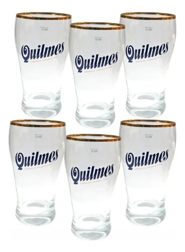 Lot gläser quilmes bier - lot,