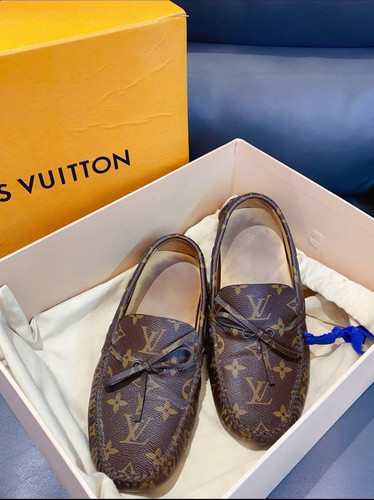 Louis vuitton mokassin leder - vuitton,
