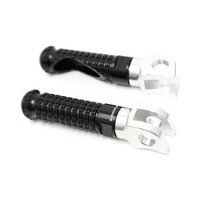 Black Billet Front Footpegs