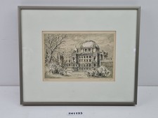 Drawing Etching Castle Estate