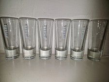 6 Stück Original Averna Amaro Siciliano 1868 Gläser - Glas - Schnapsglas