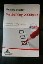 ❤️HESSE / SCHRADER  TESTTRAINING 200PLUS  EINSTELLUNGS- UND EIGNUNGSTESTS ERFOLG