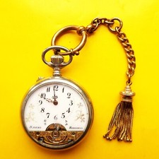 "HEBDOMAS"  HERREN TASCHENUHR,  8 Tage,  Ankerhemmung,  gute Funktion, ca. 1915