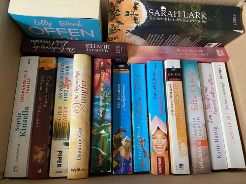16x liebesromane bücher paket - 16x,