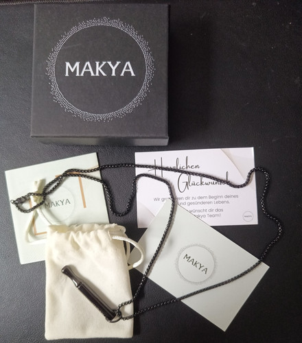 Makya halskette schwarz - halskette,