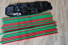 20 CAWILA Slalom- Trainingsstangen M; 1,00m; Ø 25mm; grün + rot (NEU !!!)