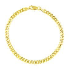 10k gelbgold solide - 10k, 4mm