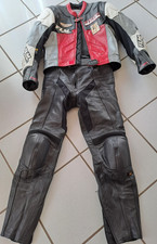 FLM Lederkombi Gr. 50 Marke Polo Farbe ROT/GRAU/SCHWARZ