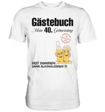 Gästebuch 40. Geburtstag