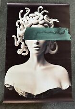 Medusa ähnliches Leinbild Leinwand Bild Foto Deko 40x60 neu OHNE Rahmen!