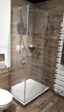 Hüppe Enjoy Pure Duschwand-Kombi mit Schwingtüren – 75 x 100cm – UVP 2.376 EUR