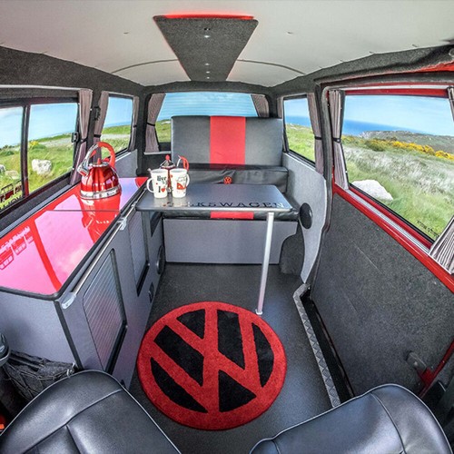 Vorhang für 2x seite - vw, t4