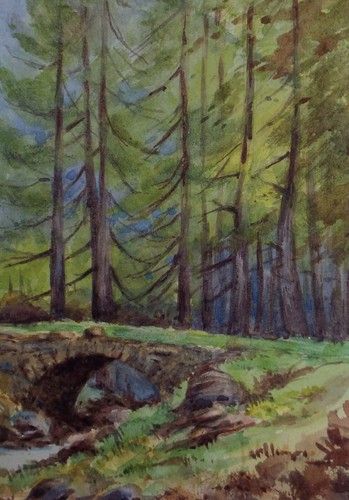 Original aquarellskizze - original,