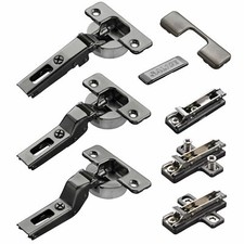 2er Set Salice Topfband Serie 700 110° T48 Titanium Möbelscharnier Topfscharnier