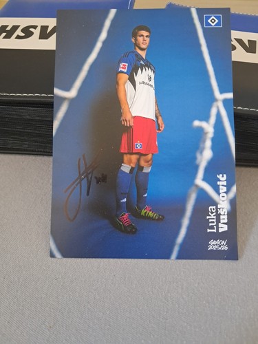 Hsv autogrammkarte signiert - hsv,