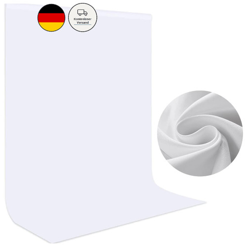 Fotohintergrund weiß 5x2 m - fotohintergrund,