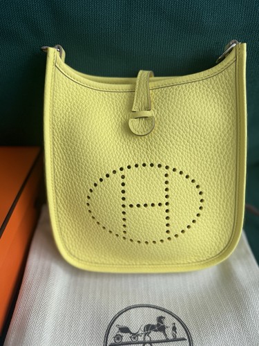 Hermès evelyne tpm mini gelb - hermès,
