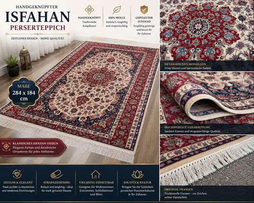 Handgeknüpfter isfahan - handgeknüpfter,