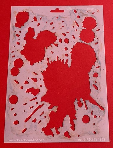 Schablone splash2 flecken - schablone,