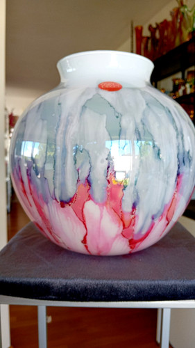 Große glas vase murano - glas, -murano-