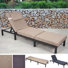 Poly rattan sonnenliege - poly-rattan,